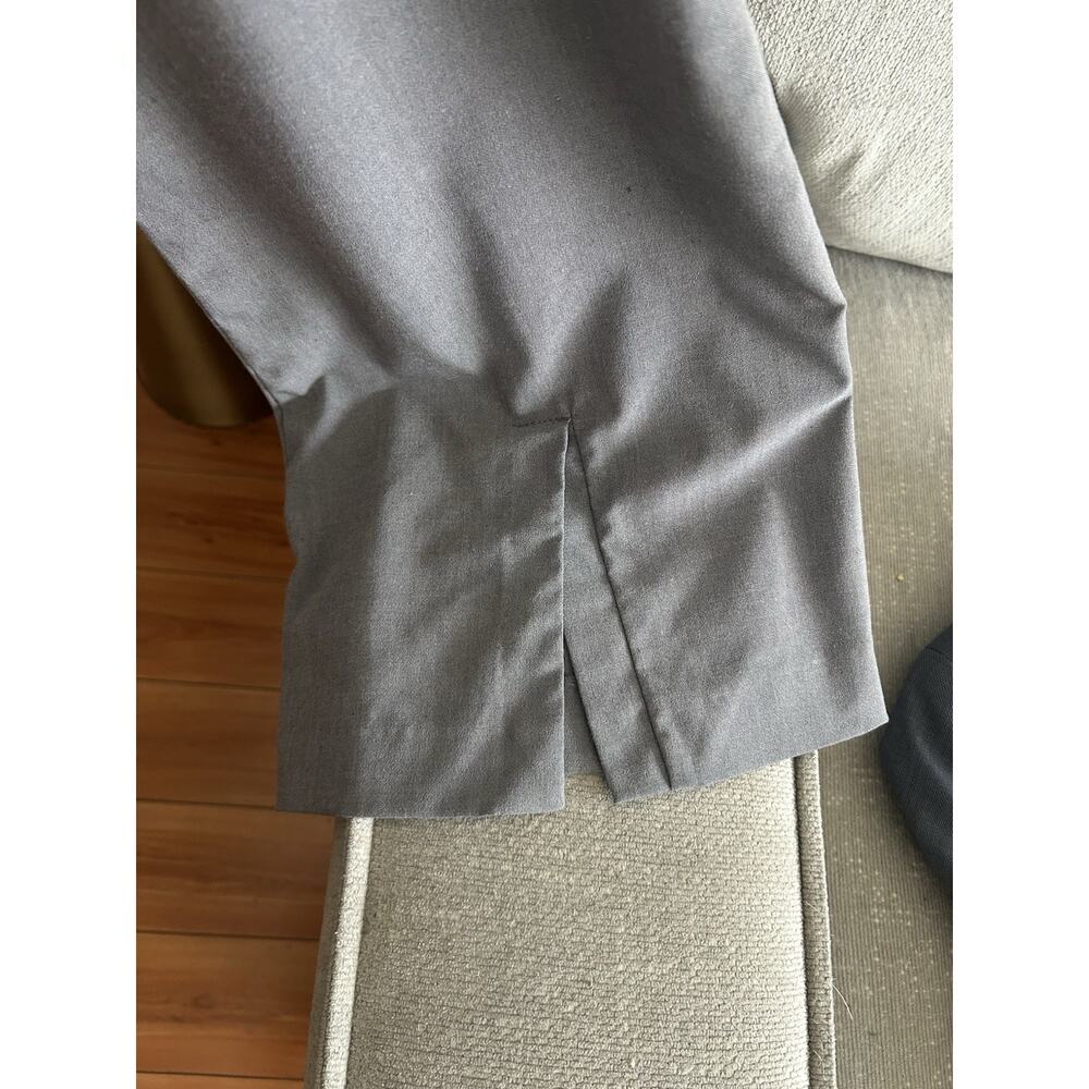 Zara Gray Flare Dress Pants Size Xl - Picture 5 of 8